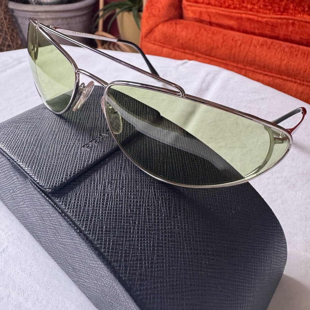 Prada Stylish Silver Sunglasses